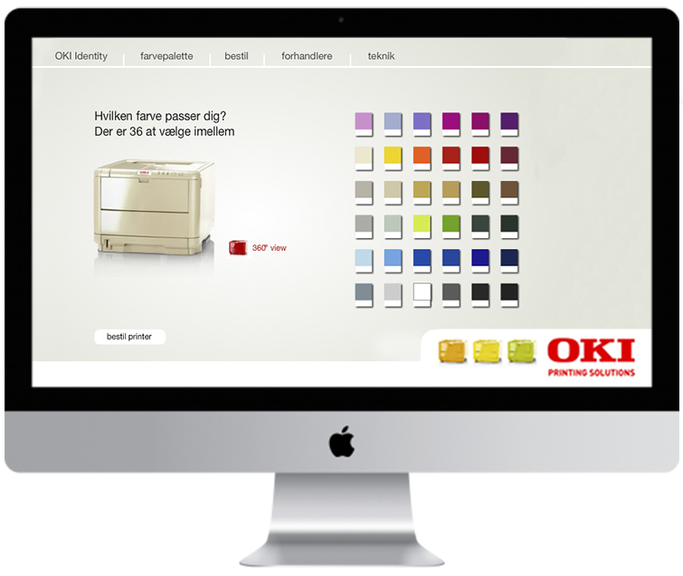 Oki Imac Farvepalette